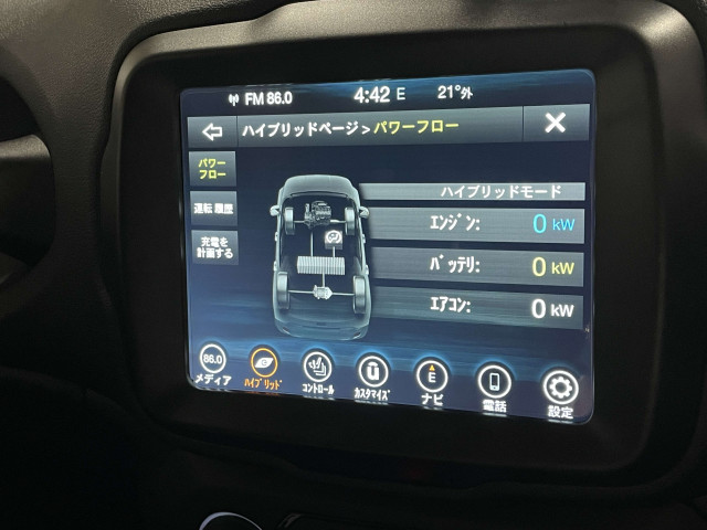 ジープ レネゲード リミテッド 4xe 4WDの中古車