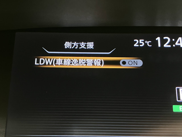 車線からのはみ出しをお知らせしてくれます！うっかり運転を防止してくれます。